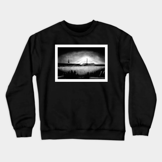 Dalymount Park Match Night - Bohemian FC - League of Ireland Football Crewneck Sweatshirt by barrymasterson